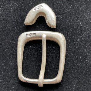 Vintage Ralph Lauren  men's silver belt buckle